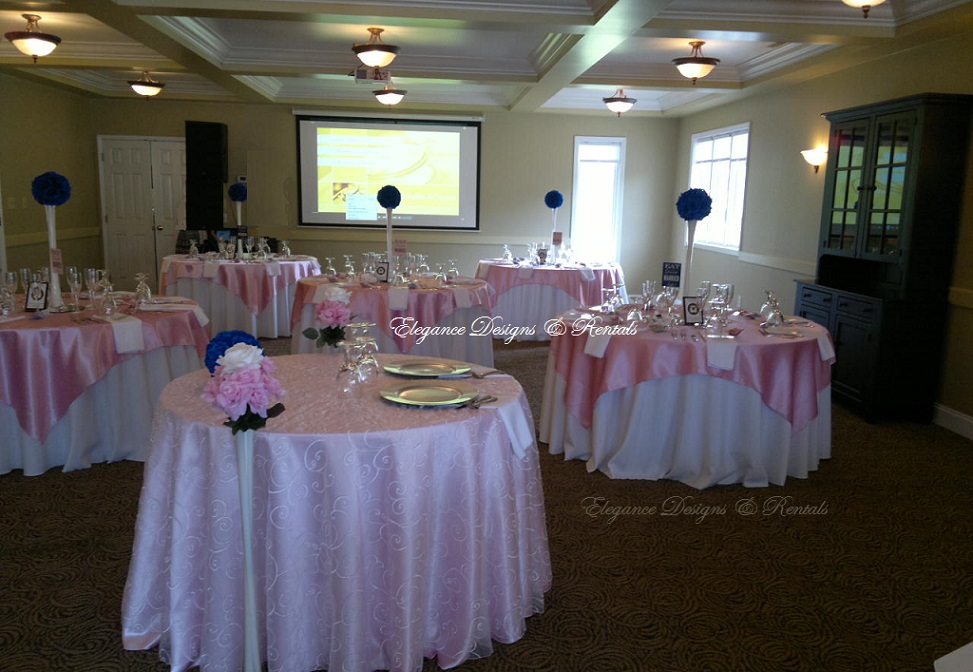 Pink Tables Murray Hall Elegance Designs & Rentals
